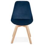 Stuhl JOE Blau - Massivholz - 48 x 85 x 56 cm