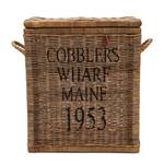 Cobblers Wharf Trunk Small Braun - Rattan - Massivholz - 63 x 73 x 32 cm