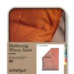 Bettbezug Woven Fade Satin Orange - 155 x 220 cm