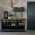 Buffet The Hoxton Noir - Bois massif - 175 x 90 x 42 cm