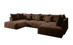 Ecksofa Calvani XXL Monolith 15 Braun