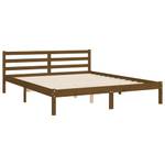 Bettgestell-K-16458 Braun - Holzwerkstoff - 156 x 83 x 206 cm