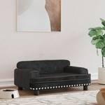 Hundebett 3015970 Schwarz - 70 x 45 cm