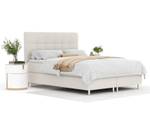 Boxspringbett Chanton Beige - Breite: 200 cm