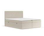 Boxspringbett Spencer mit Bettkasten Beige - Breite: 140 cm