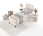 Boxspringbett Kallista Beige - Breite: 100 cm - H3