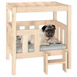 Hundebett 3016323-1 Holz - 66 x 70 x 43 cm