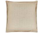 Coussin décoratif GUZMANIA Beige - Textile - 45 x 12 x 45 cm