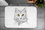 Badteppich Katze Tiere 75 x 45 x 75 cm