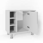 Meuble sous vasque simple Fynn 30178 Blanc brillant - Blanc