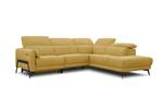 Ecksofa Scala (5-Sitzer mit Relax) Gelb - Ecke davorstehend rechts