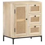 Sideboard 323508 Braun - Metall - Massivholz - Holzart/Dekor - 60 x 70 x 35 cm