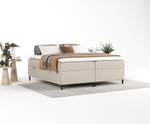 Premium Boxspringbett Theo Hellbraun - Breite: 182 cm