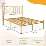 Metallbett HU10505 Gold