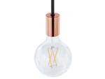 Lampe suspension BOGNA Noir - Cuivre