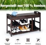 Schuhbank aus Bambus