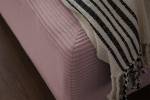 Polsterbett HENRY Cord Pink - Breite: 218 cm