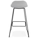 Tabouret De Bar BABYLOS Noir - Gris