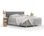 Boxspringbett Lavello Grau - Breite: 140 cm