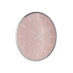 Wanduhr Dragonfly Pink - Glas - 40 x 40 x 4 cm