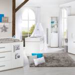 Set de chambre bébé Moritz 3 pcs Blanc / Orme  Luna