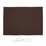 Voile d'ombrage rectangulaire marron 550 x 450 cm