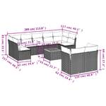 Gartensitzgruppe K395(1-tlg) Grau - Massivholz - 69 x 62 x 62 cm