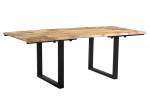 Esstisch LORE Mango massiv Braun - Massivholz - Holzart/Dekor - 90 x 77 x 140 cm