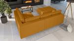 Skandinavische moderne Hocker Amber Gelb