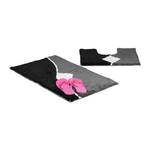 Tapis salle de bain WC Anthracite - Gris - Blanc