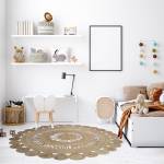 Tapis rond ESPRIT Beige - 120 x 120 cm