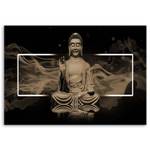 Leinwandbild Buddha Zen Spa Feng Shui 90 x 60 cm