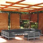 Garten-Lounge-Set Grau