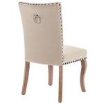 Polsterstuhl Malia (4er-Set) Beige - Massivholz - 49 x 95 x 63 cm