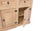 Sideboard MEXICO Beige - Massivholz - Holzart/Dekor - 132 x 84 x 44 cm