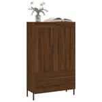 Highboard DE8247 Eiche Schwarzbraun Dekor