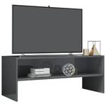 Meuble tv 297719 Gris brillant