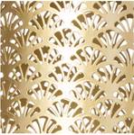 Laterne mit Griff, durchbrochen, Metall Gold - Metall - 17 x 20 x 17 cm