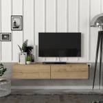 TV Lowboard Hängend Aristo Saphir Beige - Holzwerkstoff - 135 x 25 x 32 cm