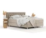 Boxspringbett Lavello Beige - Breite: 200 cm