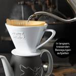 Kaffeefilter Tassen Porzellan f眉r 2-4