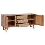 2-türiges Sideboard AERIS Beige - Holzwerkstoff - 45 x 80 x 180 cm