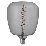 Ampoule ronde LED spirale gris 14 cm Verre - 14 x 20 x 14 cm