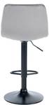 Tabouret de bar Lex Lot de 2 Gris - Noir