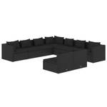 Garten-Lounge-Set (9-teilig) 3013637-13 Schwarz