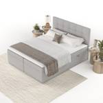 Boxspringbett Lean mit Bettkasten Graubraun - Breite: 160 cm