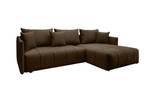 Ecksofa HURON Dunkelbraun