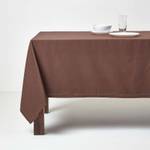 Tischdecke aus 100% Baumwolle Braun - 178 x 300 cm