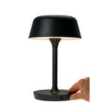 Valencia Tischlampe schwarz aufladbar Schwarz - Metall - 20 x 30 x 20 cm