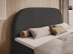 Boxspringbett ZEN mit Bettkasten Dunkelgrau - Breite: 160 cm - H2